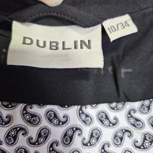 Dublin Derby Softshell Show Coat Womens Jacket Black Equestrian Dressage Snap 10 - Picture 12 of 16